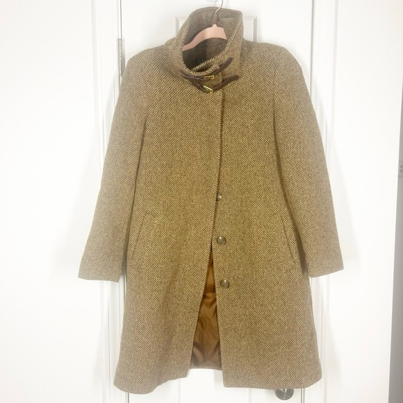 Lauren Ralph Lauren Wool Blend Twill Long Coat Size 4 - Picture 2 of 8